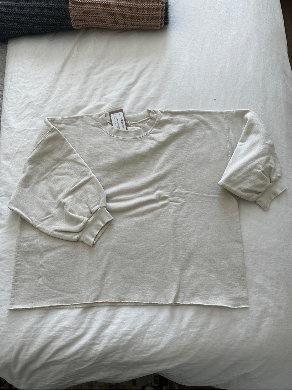 NWT Rachel Comey Fond Sweatshirt Dirty White XS/S